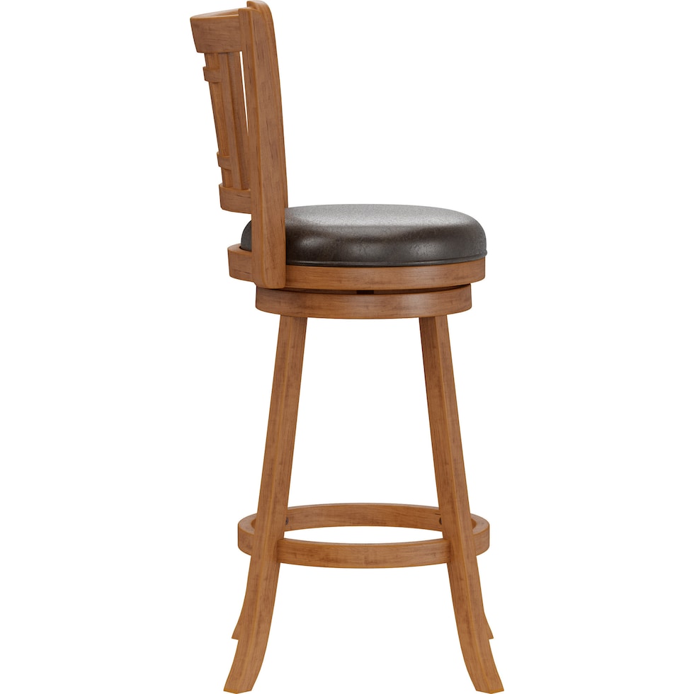 genoa dark brown bar stool   