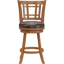 genoa dark brown counter height stool   