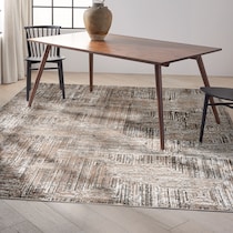 genova black ivory area rug  x    