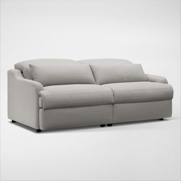 Gentry 2-Piece Dual-Power Reclining Loveseat - Dove