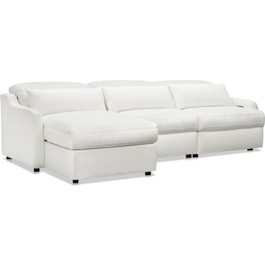 Gentry 3-Piece Dual-Power Reclining Sectional with Adjustable Chaise