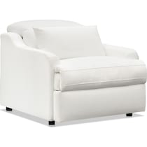 gentry white recliner   