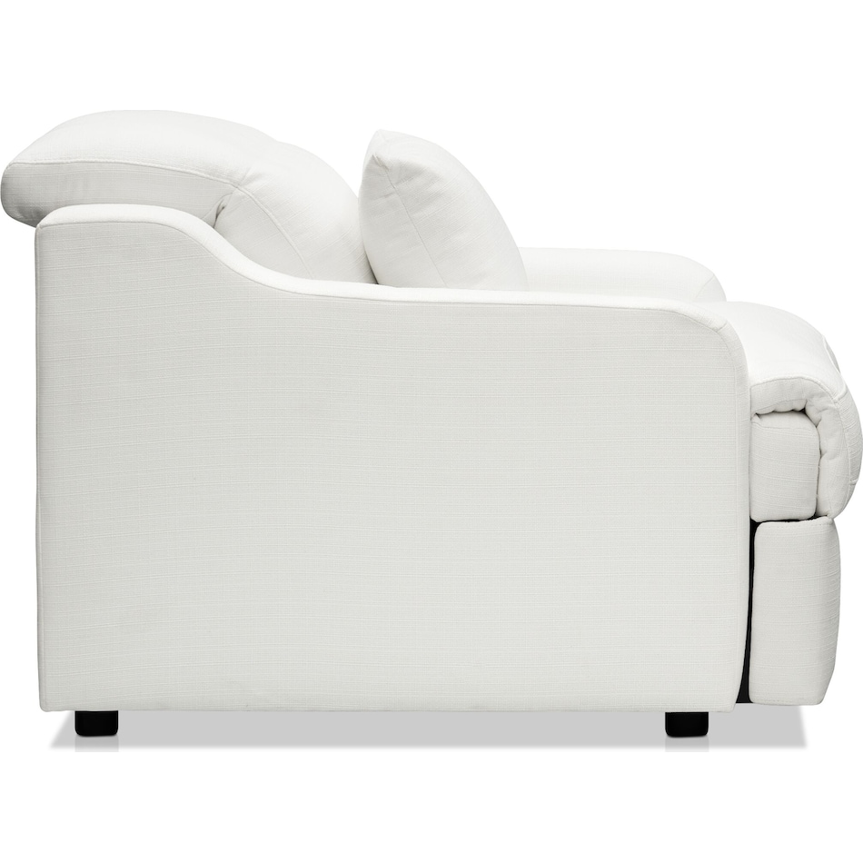 gentry white recliner   