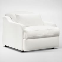 gentry white recliner   