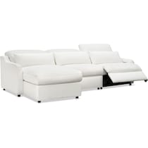 gentry white sectional   