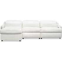 gentry white sectional   