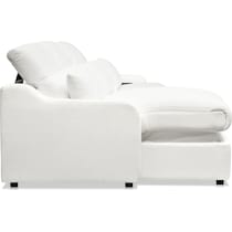 gentry white sectional   