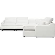 gentry white sectional   