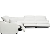 gentry white sectional   