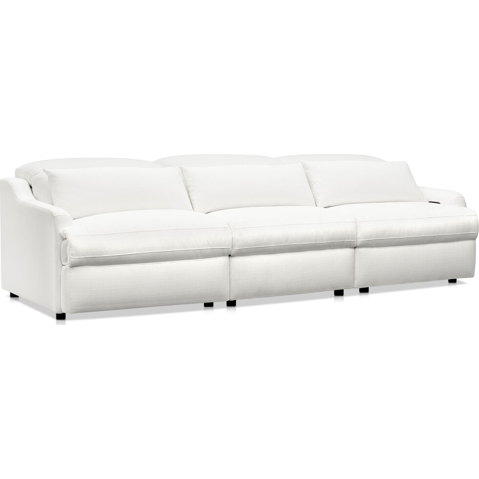 gentry white sofa   