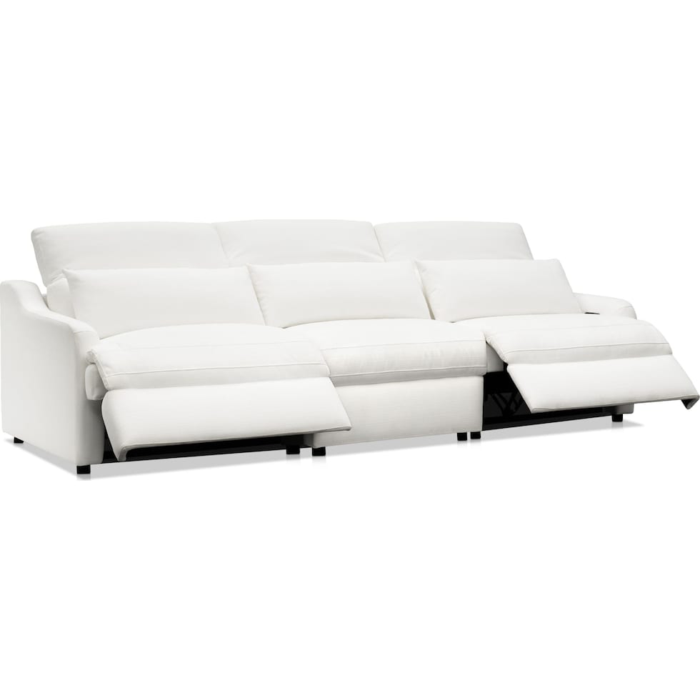 gentry white sofa   