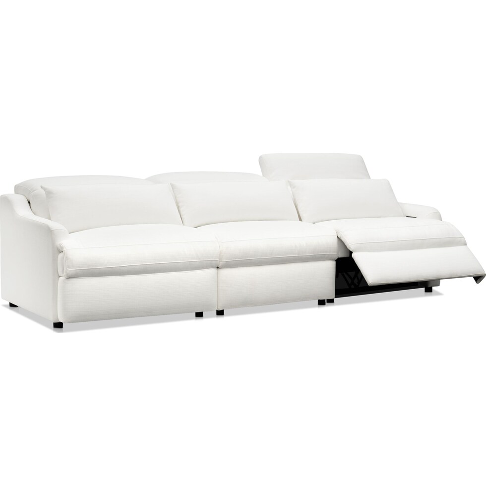 gentry white sofa   
