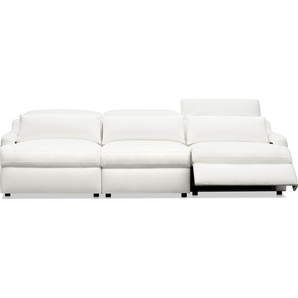 gentry white sofa   