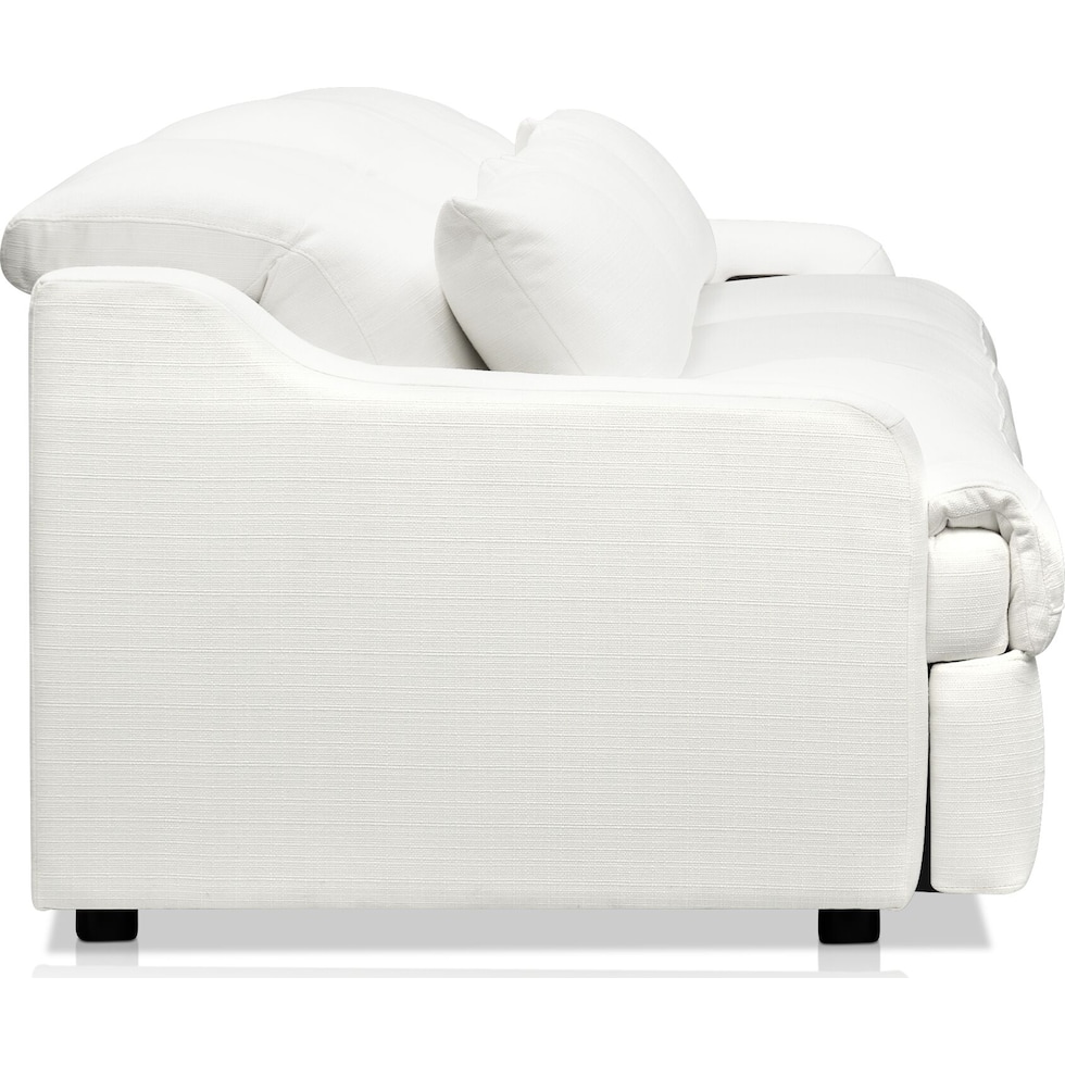 gentry white sofa   