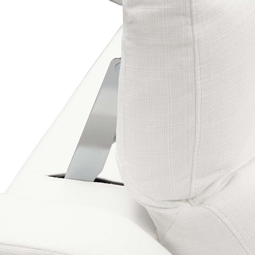 gentry white sofa   