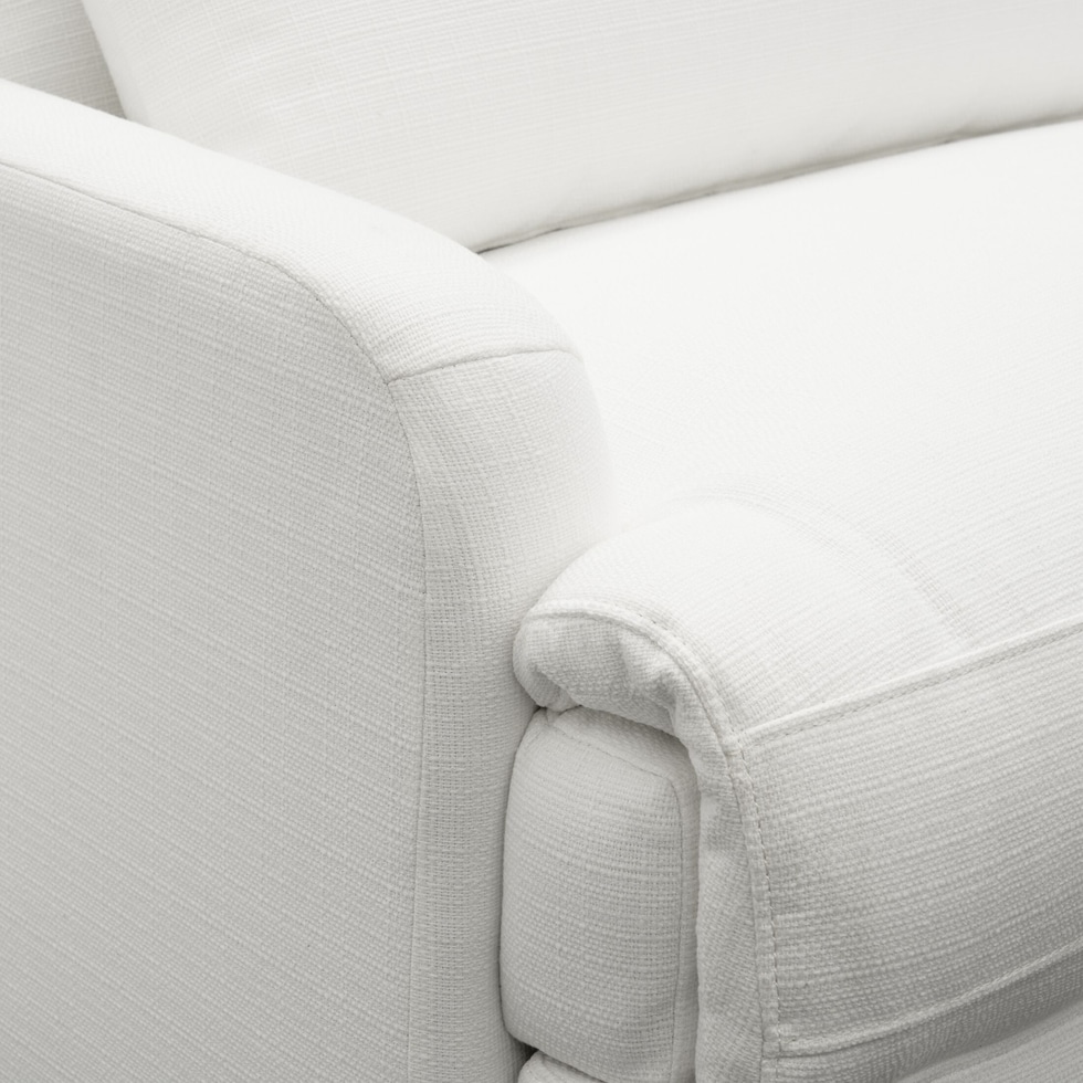 gentry white sofa   