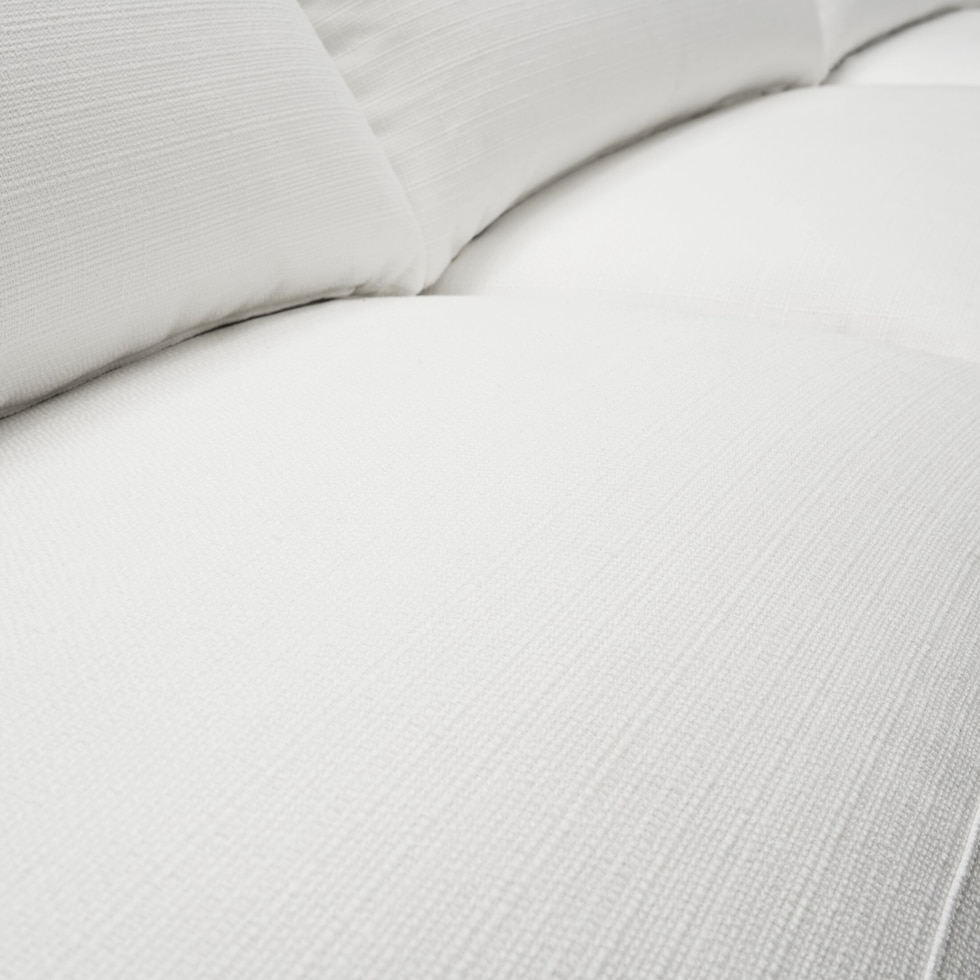gentry white sofa   