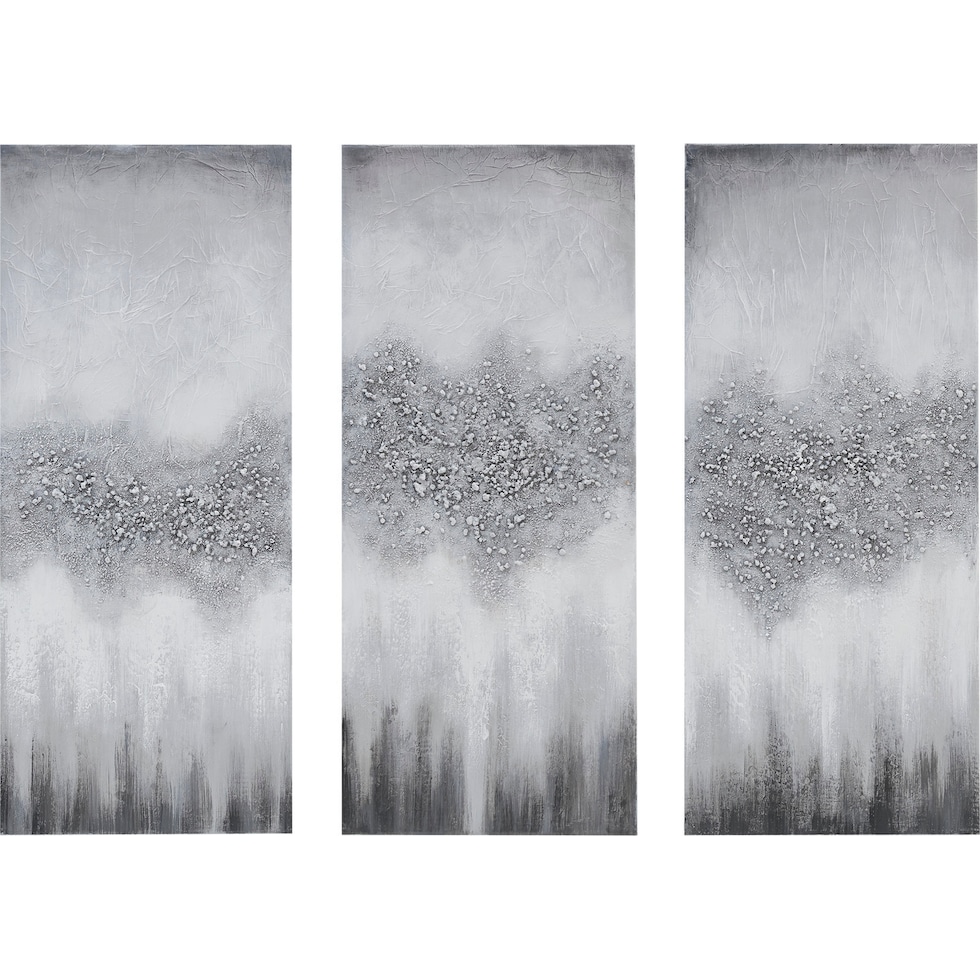 geod gray wall art   