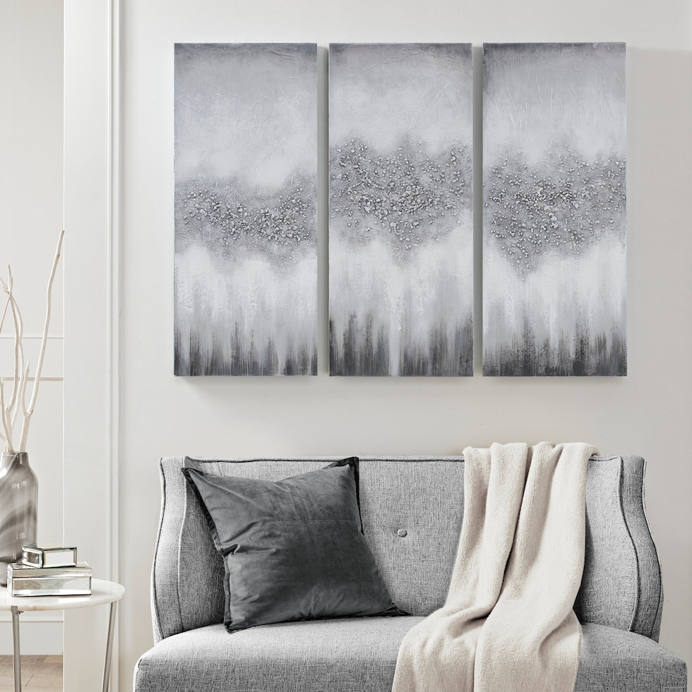 geod gray wall art   