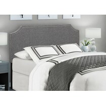 georgia gray king headboard   