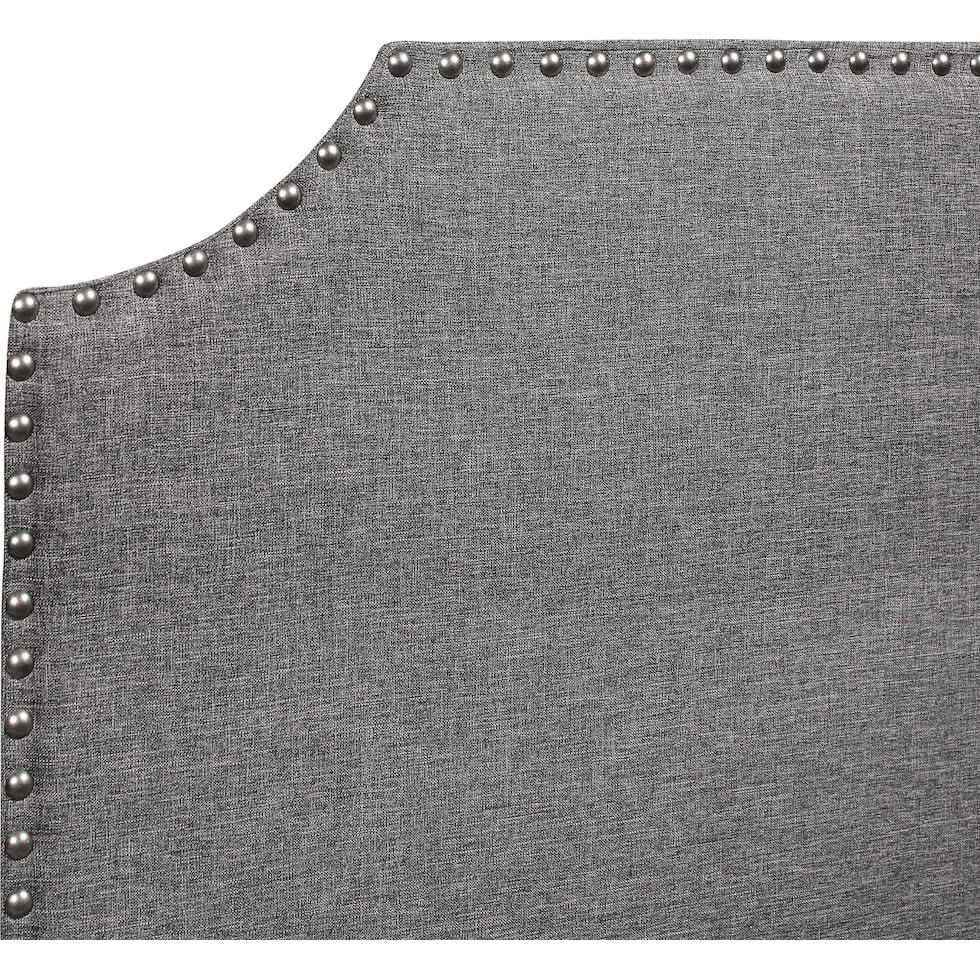 georgia gray king headboard   