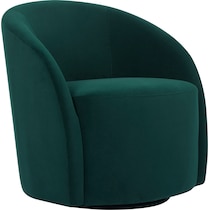 georgia green accent chair   