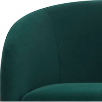 georgia green accent chair   