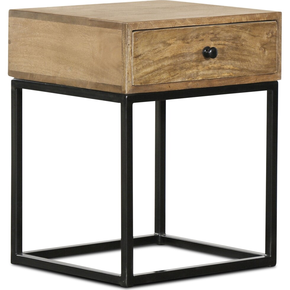 gerard light brown side table   