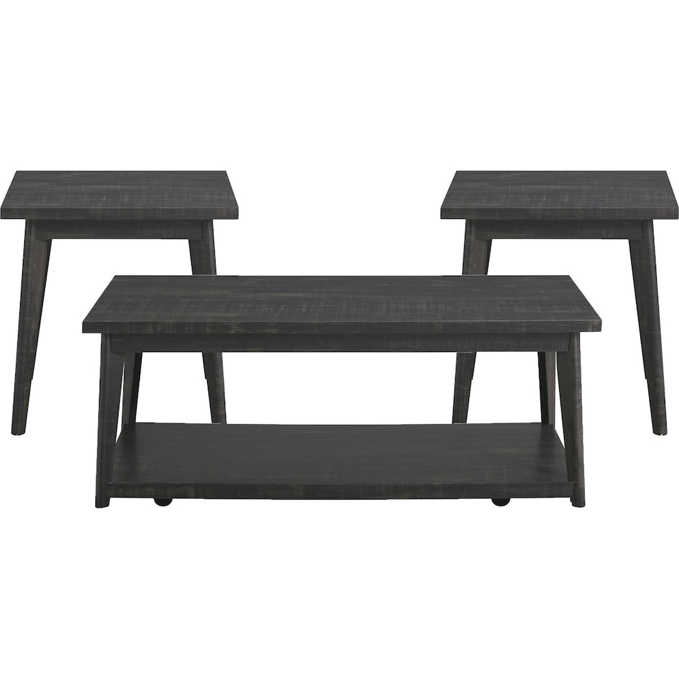 gianna black  pc occasional tables   