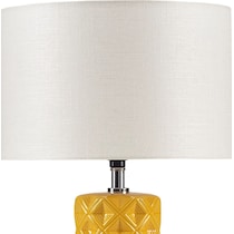 gibbsite yellow table lamp   