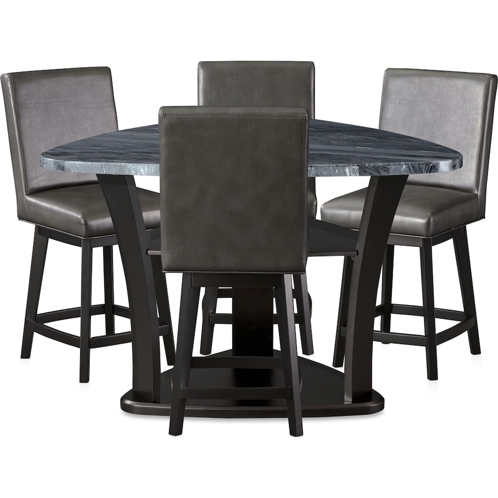 gibson gray  pc dining room   