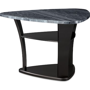 Gibson Marble Dining Table and 4 Swivel Stools