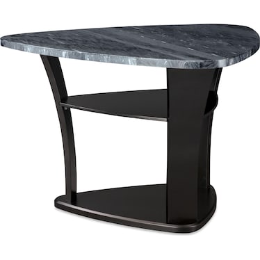 Gibson Marble Dining Table, 4 Backless Stools and 1 Curve Bench