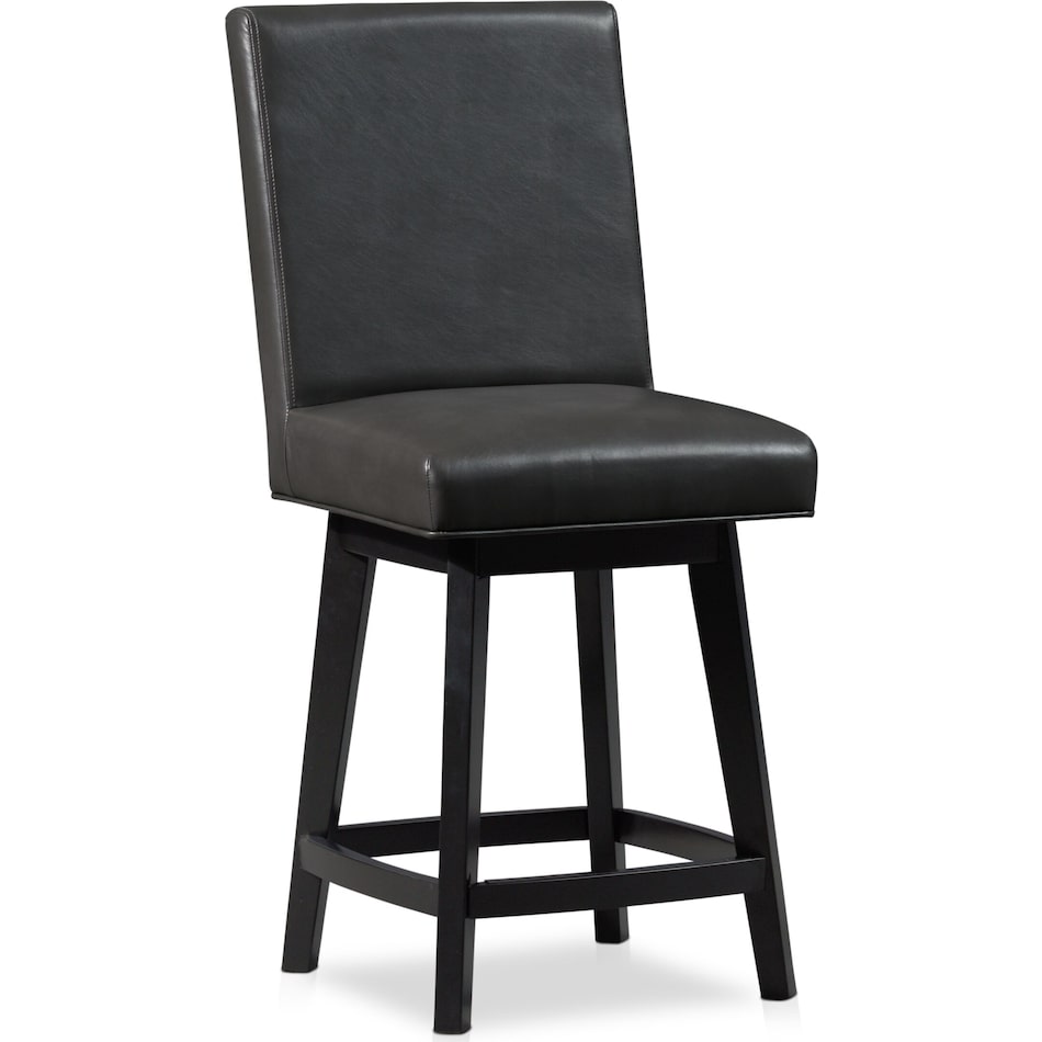 gibson gray counter height stool   