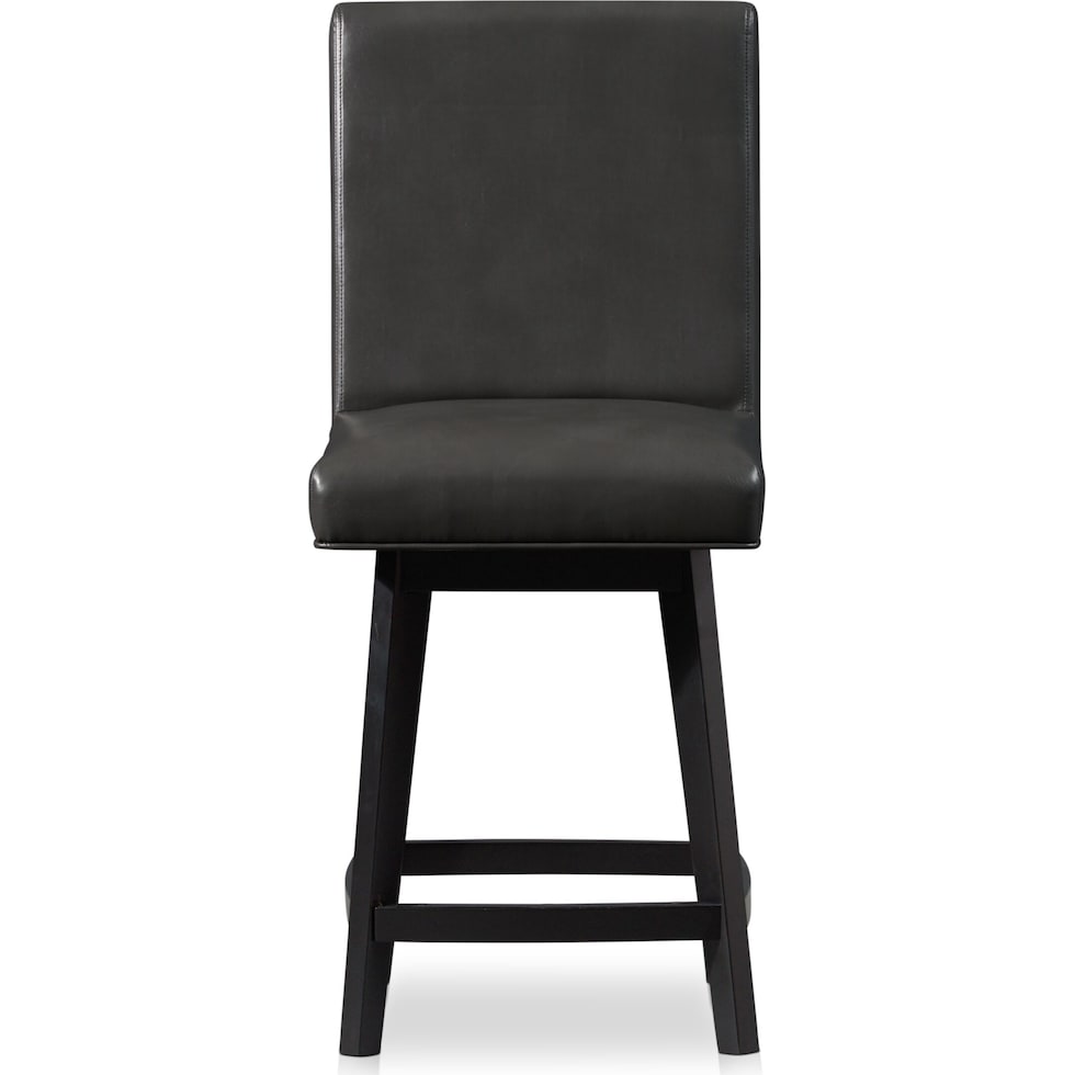 gibson gray counter height stool   