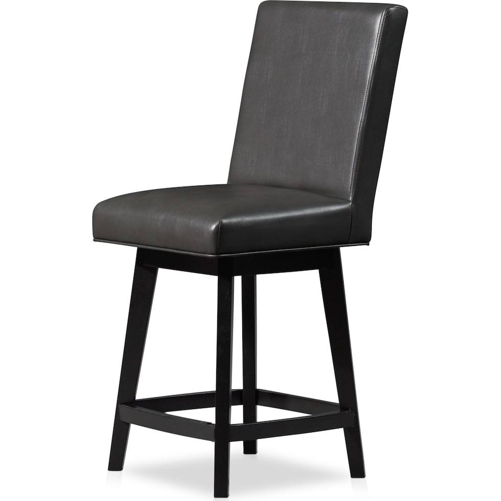 gibson gray counter height stool   