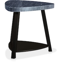 gibson gray end table   