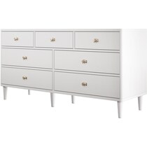 gideo white dresser   