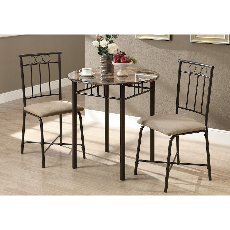 gideon brown black  pc dining room   