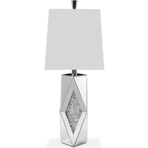 gigi silver table lamp   