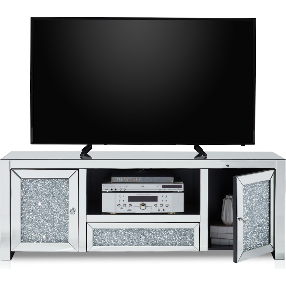 gigi silver tv stand   