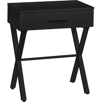 gillespie black end table   