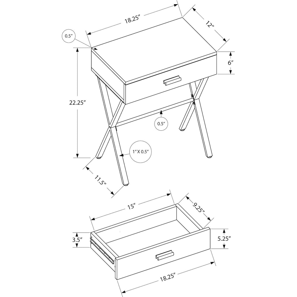 gillespie dimension schematic   