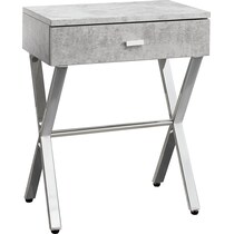 gillespie gray end table   