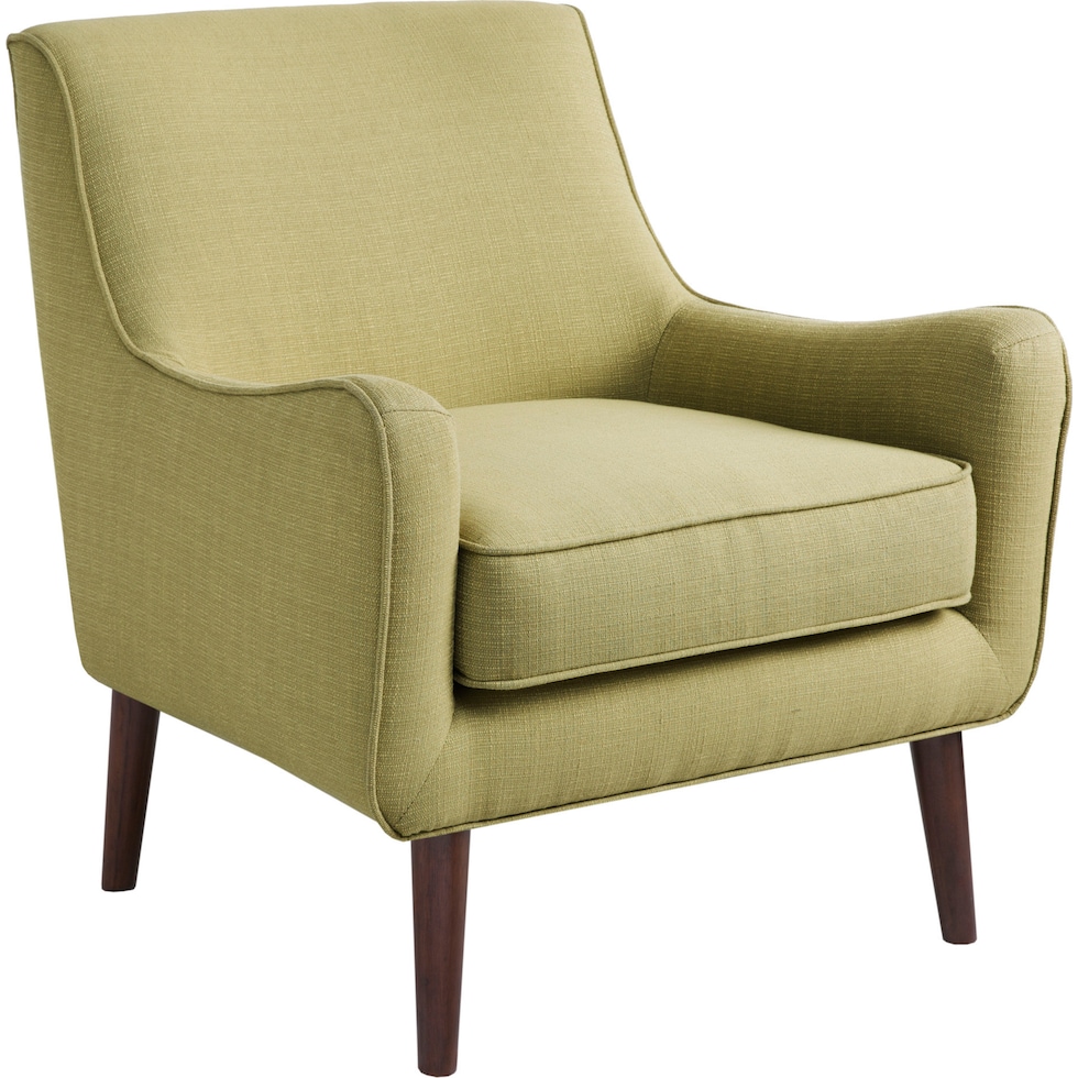 gillian green accent chair   