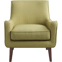 gillian green accent chair   