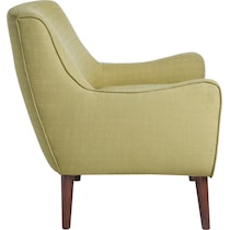 gillian green accent chair   