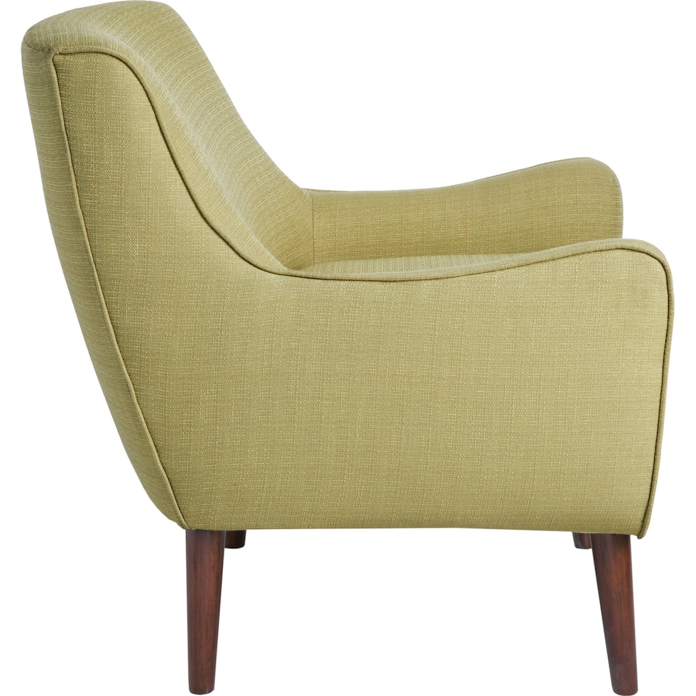 gillian green accent chair   