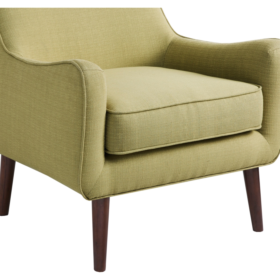 gillian green accent chair   