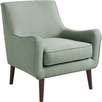 gillian green accent chair   